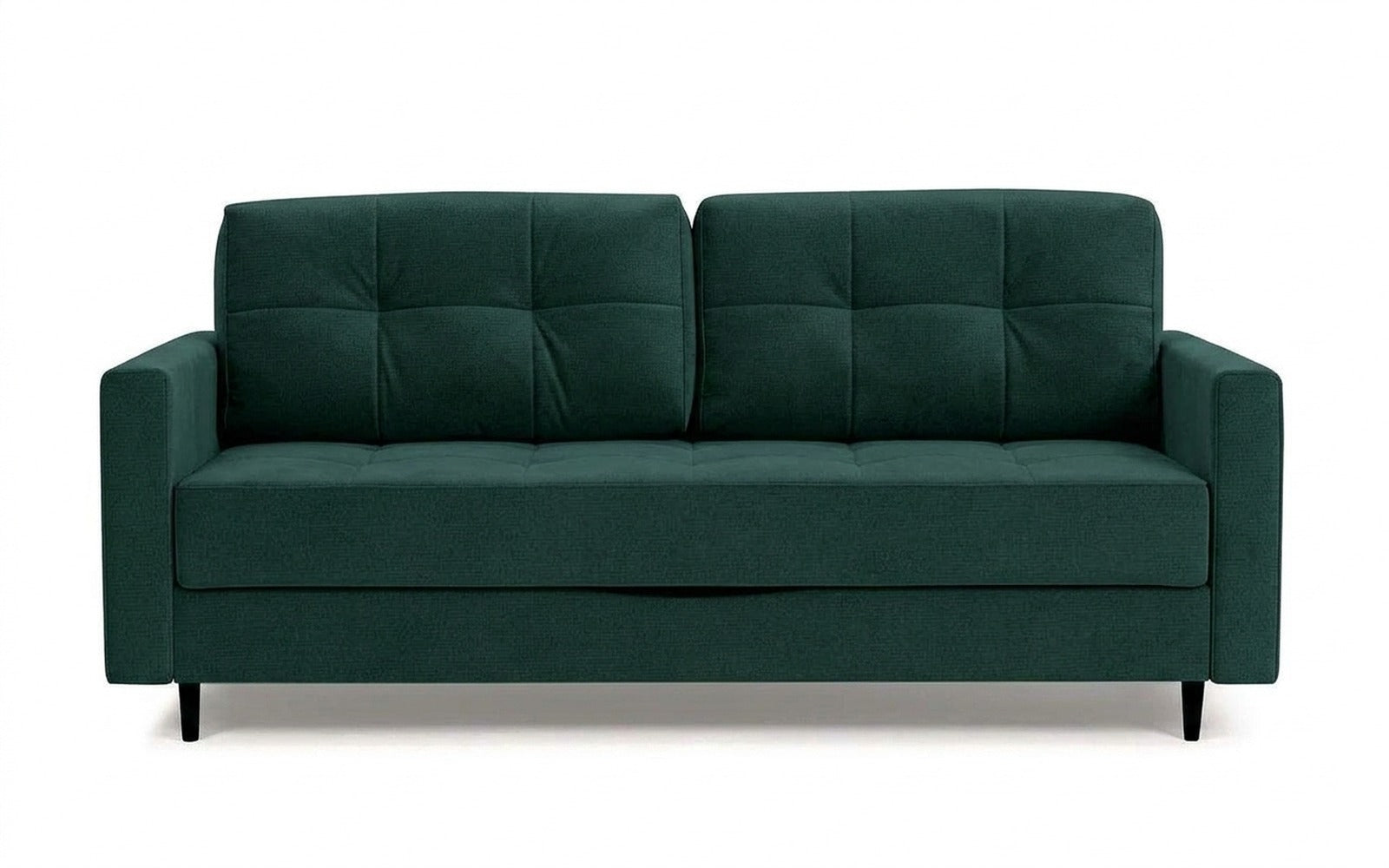 Amani Pro sofa bed in Sky Velvet 42 fabric, product photo on white background