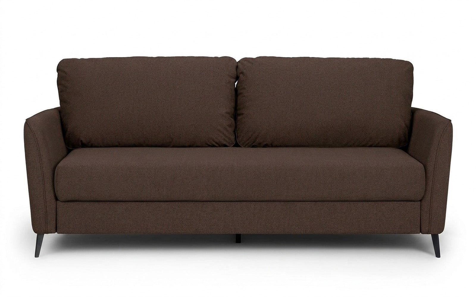 Laguna sofa bed in Casanova Chocolate fabric, product photo on white background