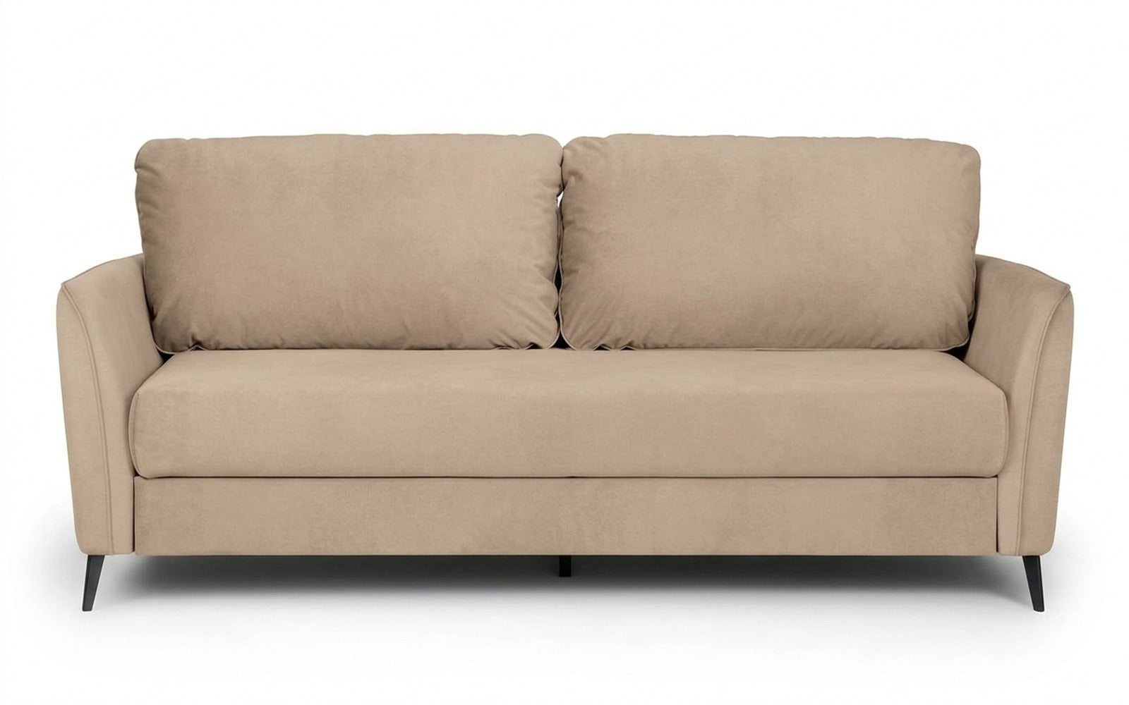 Laguna sofa bed in Casanova Milk fabric, product photo on white background