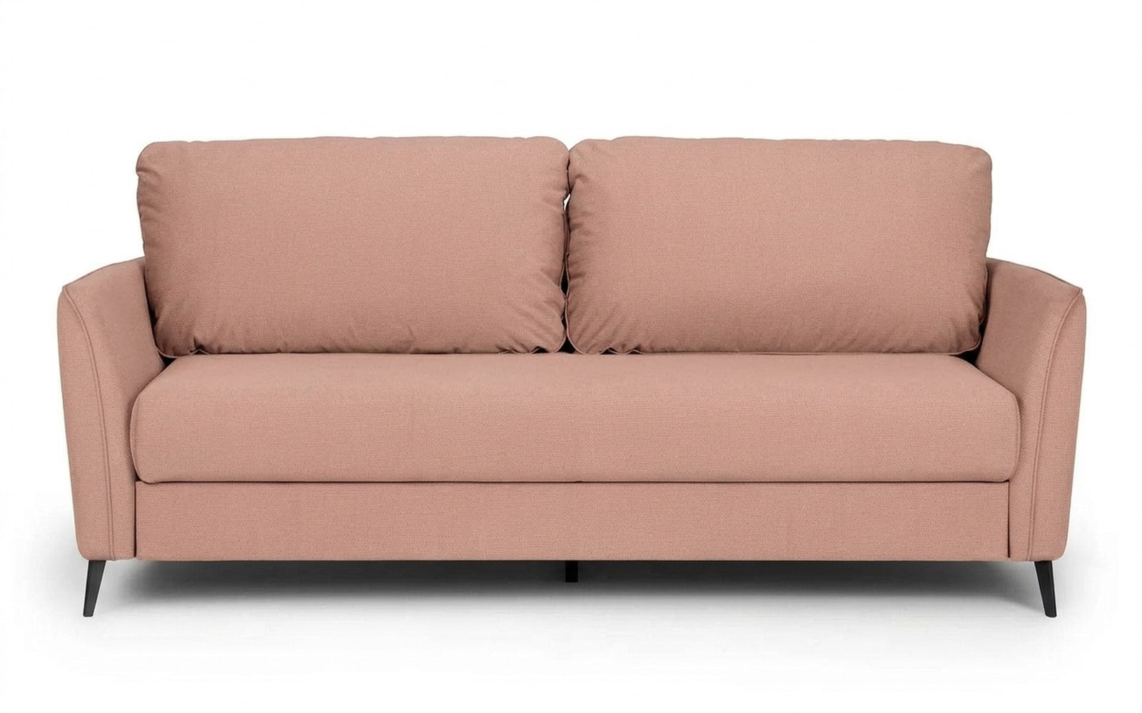 Laguna sofa bed in Casanova Pudra fabric, product photo on white background