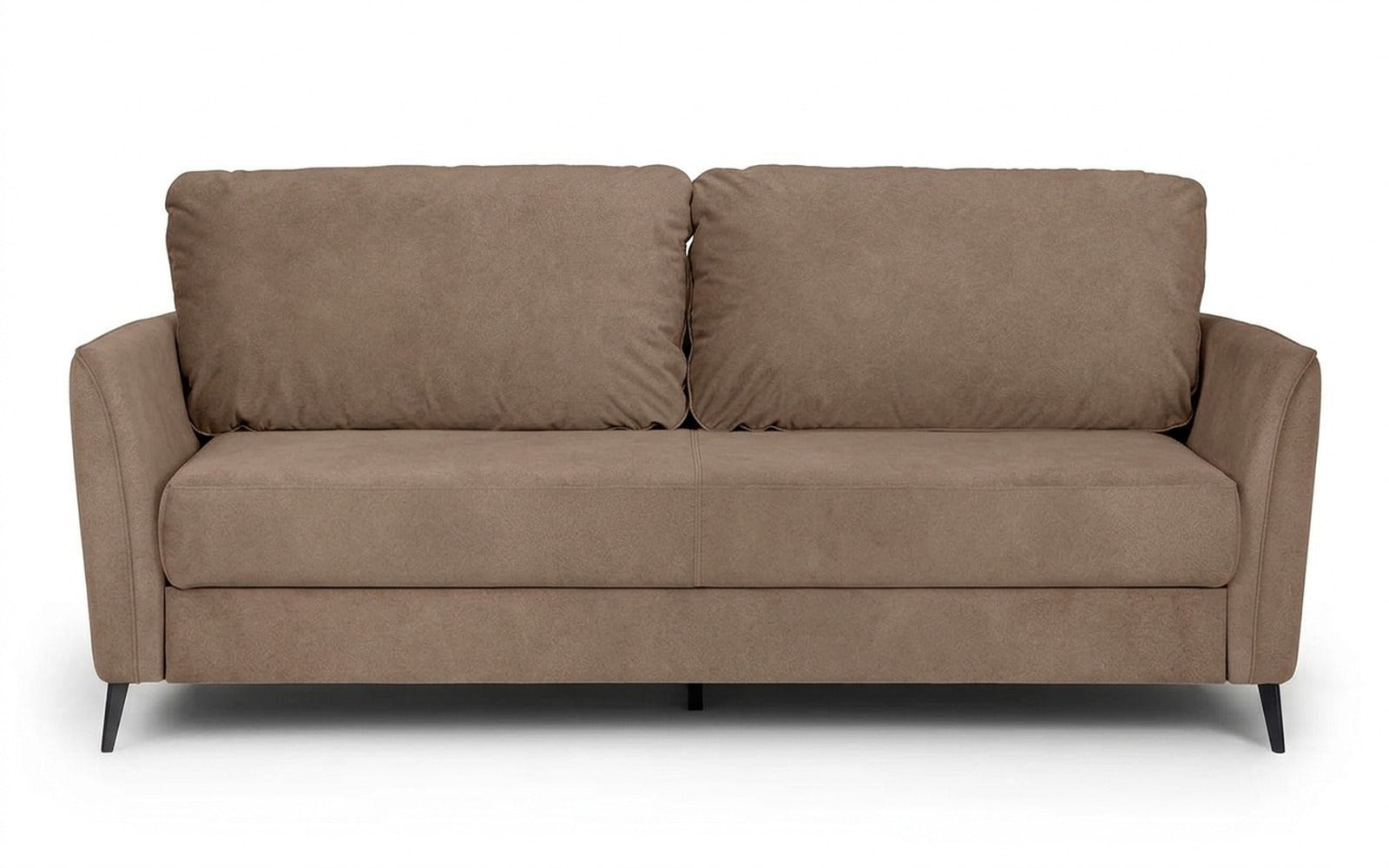Laguna sofa bed in Galaktika Beige fabric, product photo on white background