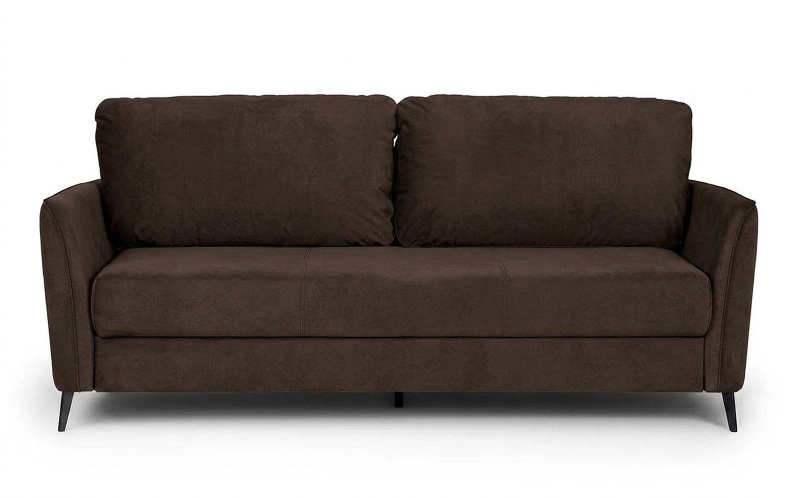 Laguna sofa bed in Galaktika Brown fabric, product photo on white background