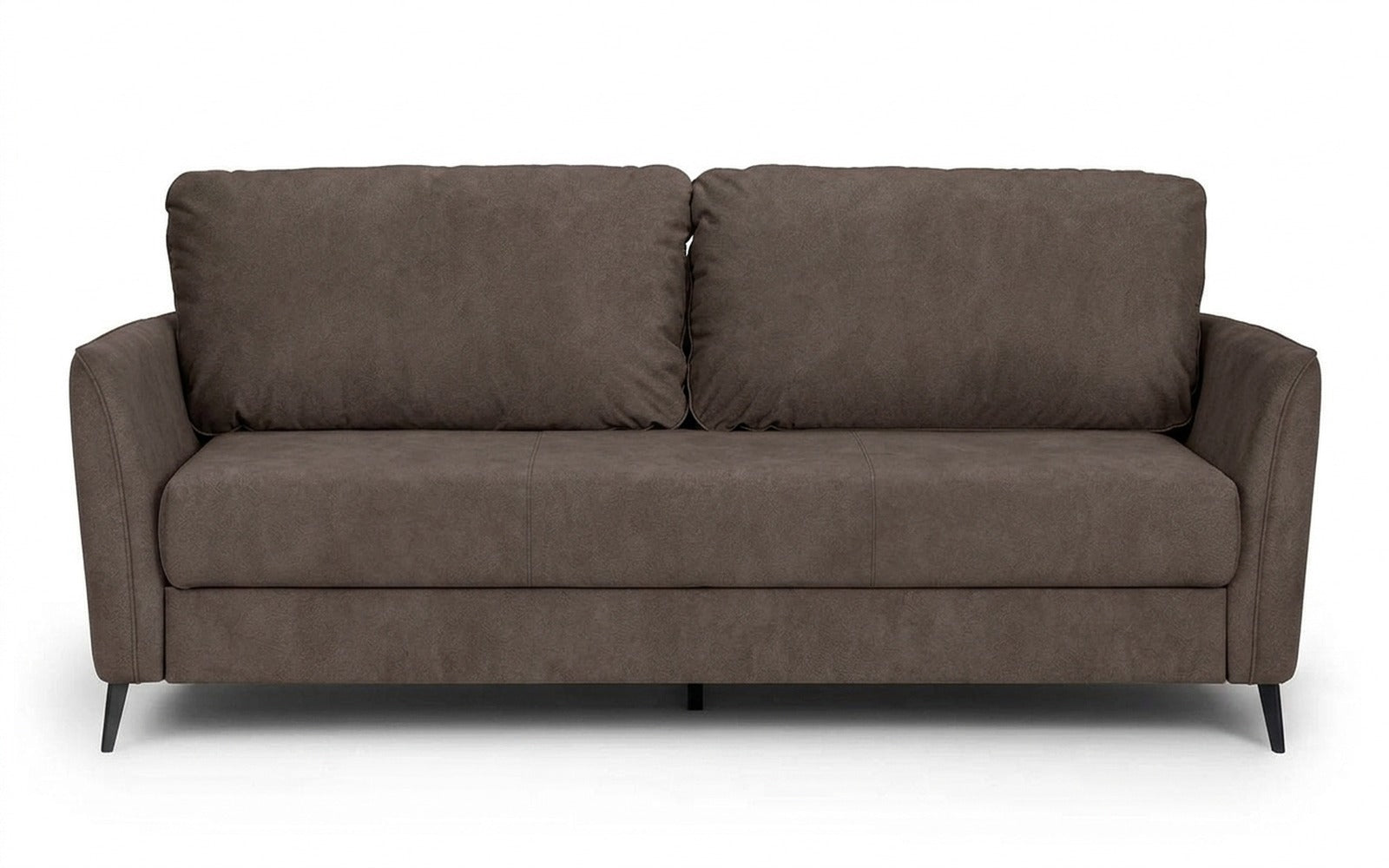 Laguna sofa bed in Galaktika Cacao fabric, product photo on white background
