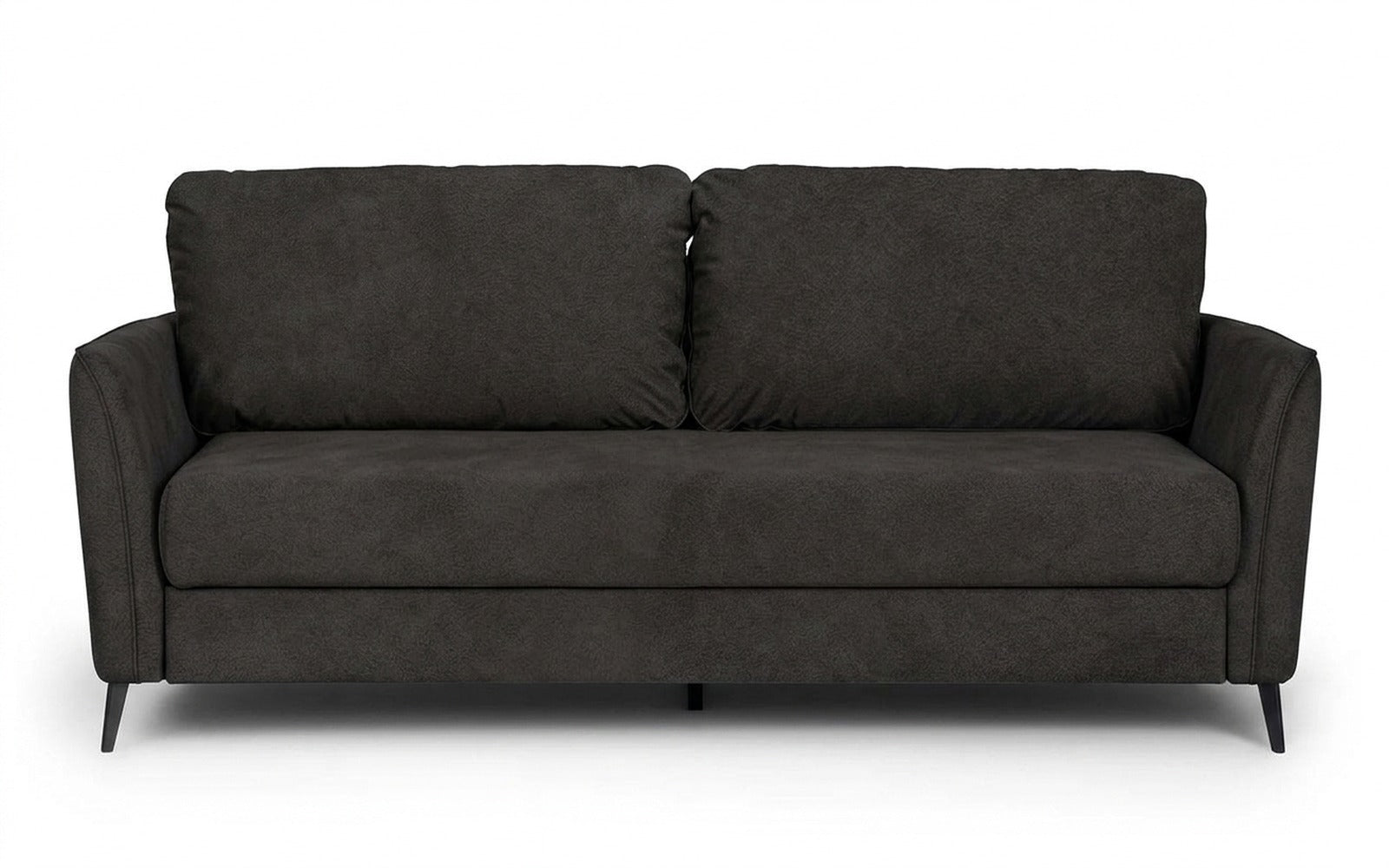 Laguna sofa bed in Galaktika Grey fabric, product photo on white background