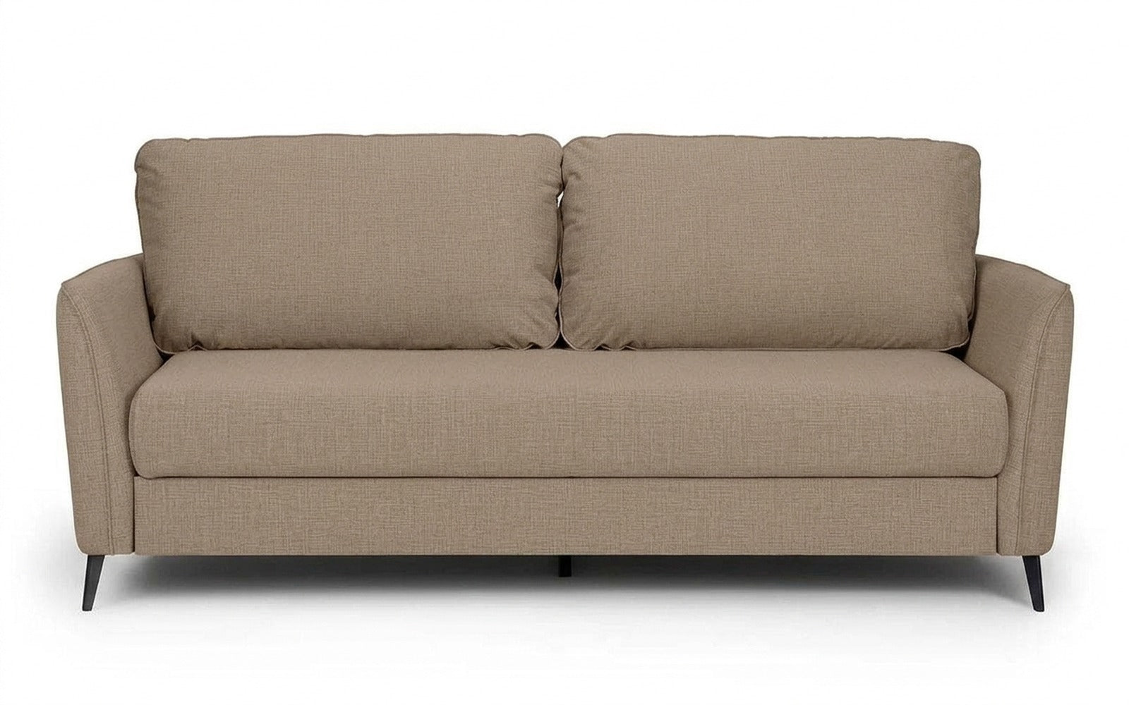 Laguna sofa bed in Lidot Beige fabric, product photo on white background