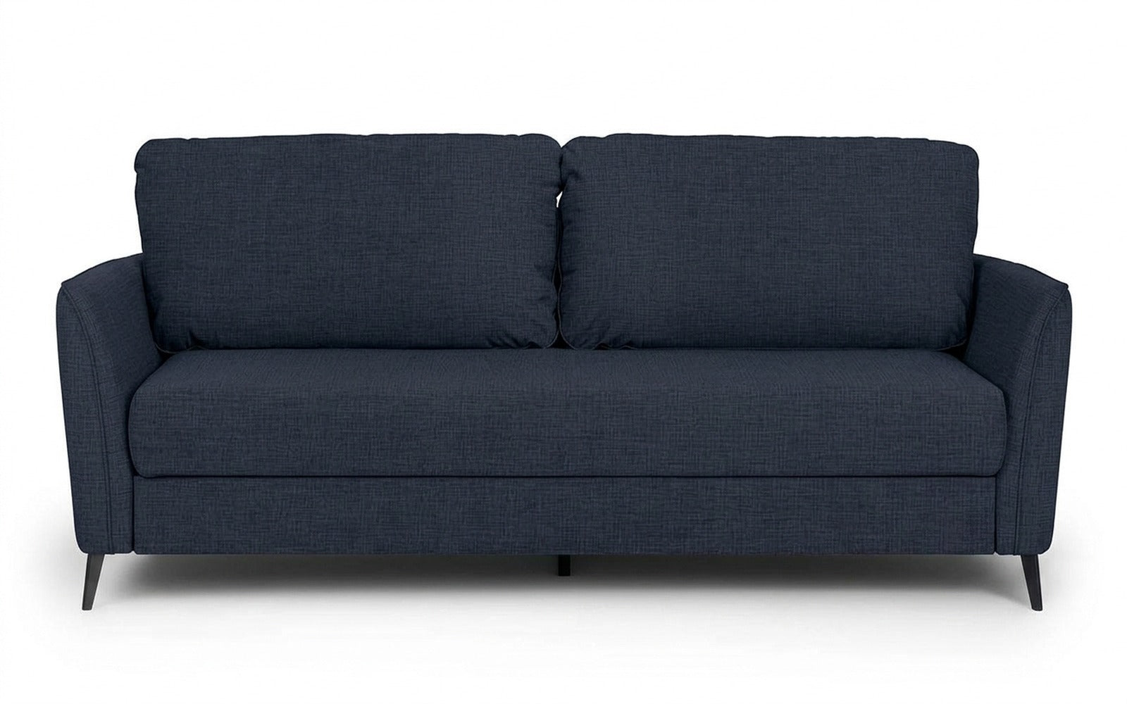 Laguna sofa bed in Lidot Blue fabric, product photo on white background