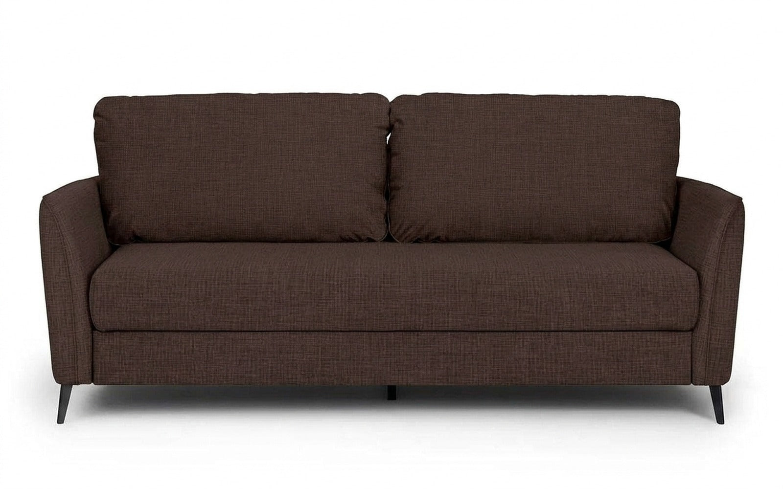 Laguna sofa bed in Lidot Brown fabric, product photo on white background