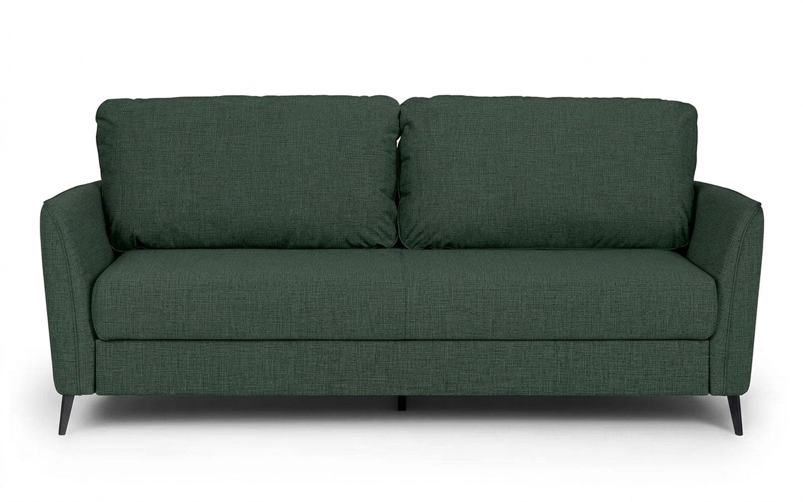 Laguna sofa bed in Lidot Green fabric, product photo on white background