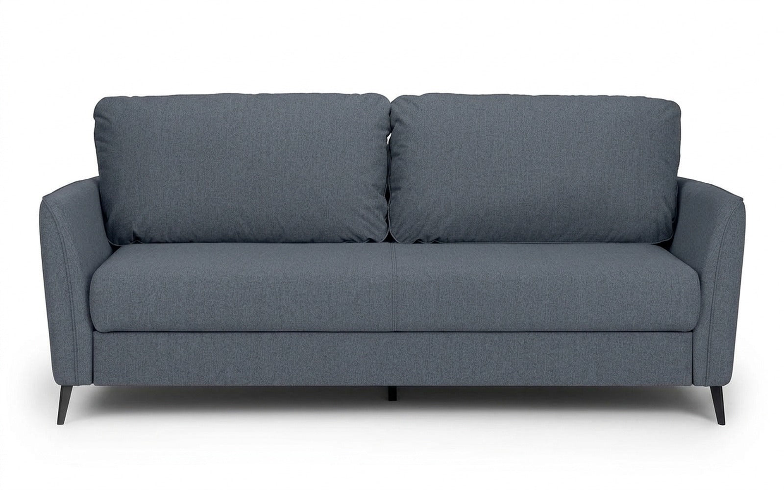Laguna sofa bed in Prime Blue fabric, product photo on white background