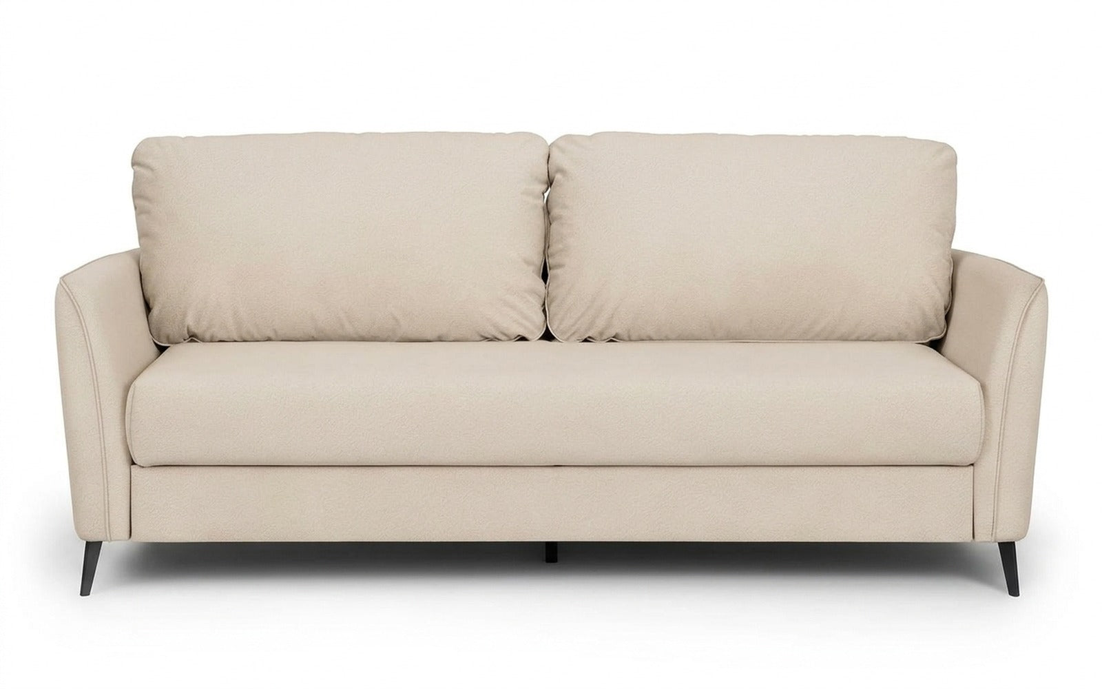 Laguna sofa bed in Prime White fabric, product photo on white background
