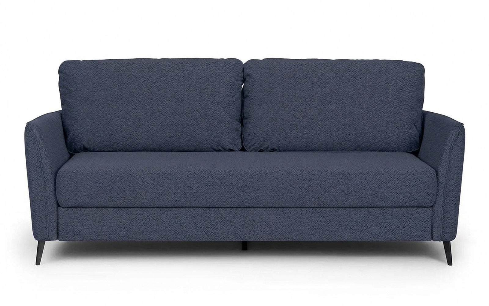 Laguna sofa bed in Royal I Indigo fabric, product photo on white background