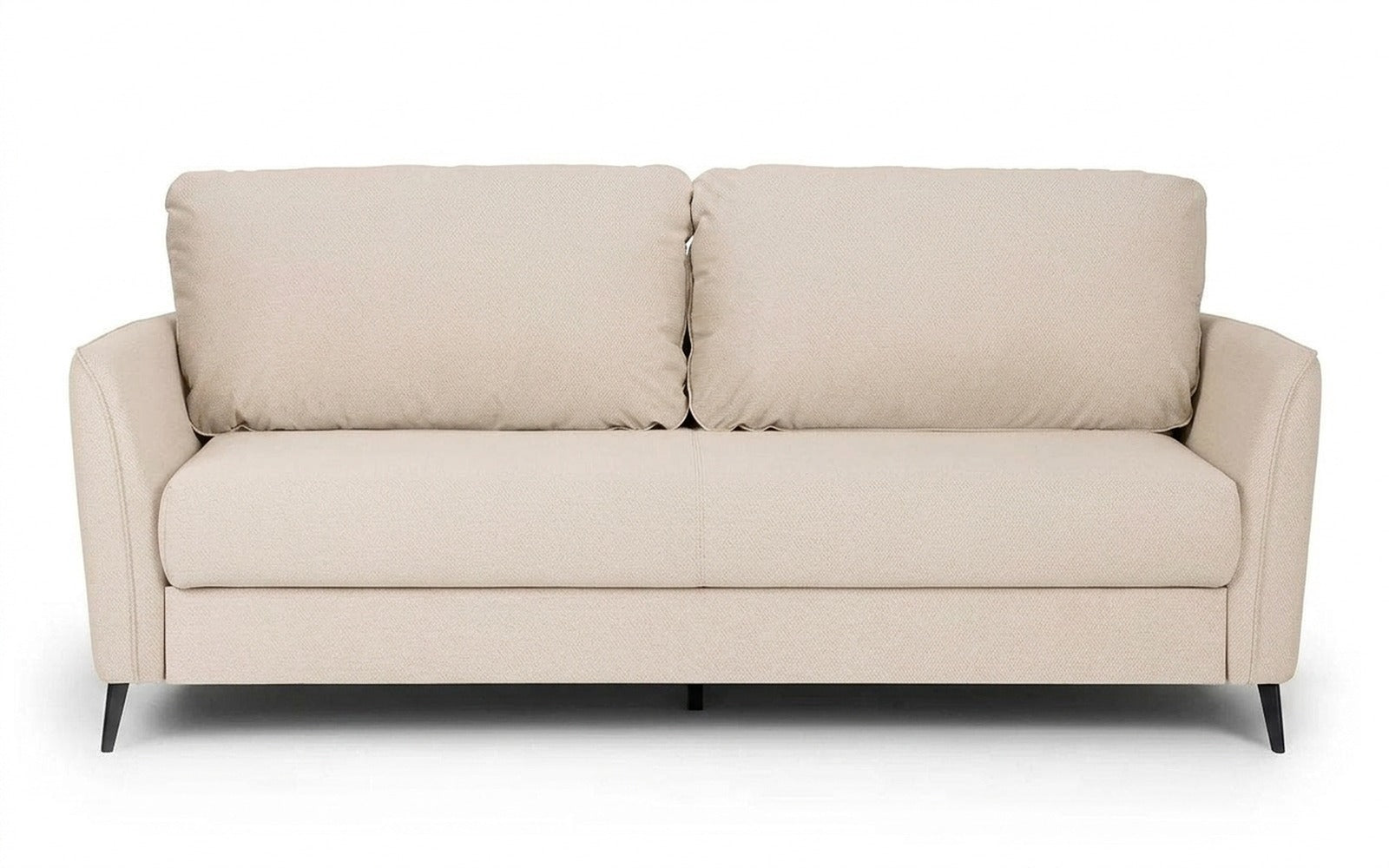 Laguna sofa bed in Royal I Plombir fabric, product photo on white background
