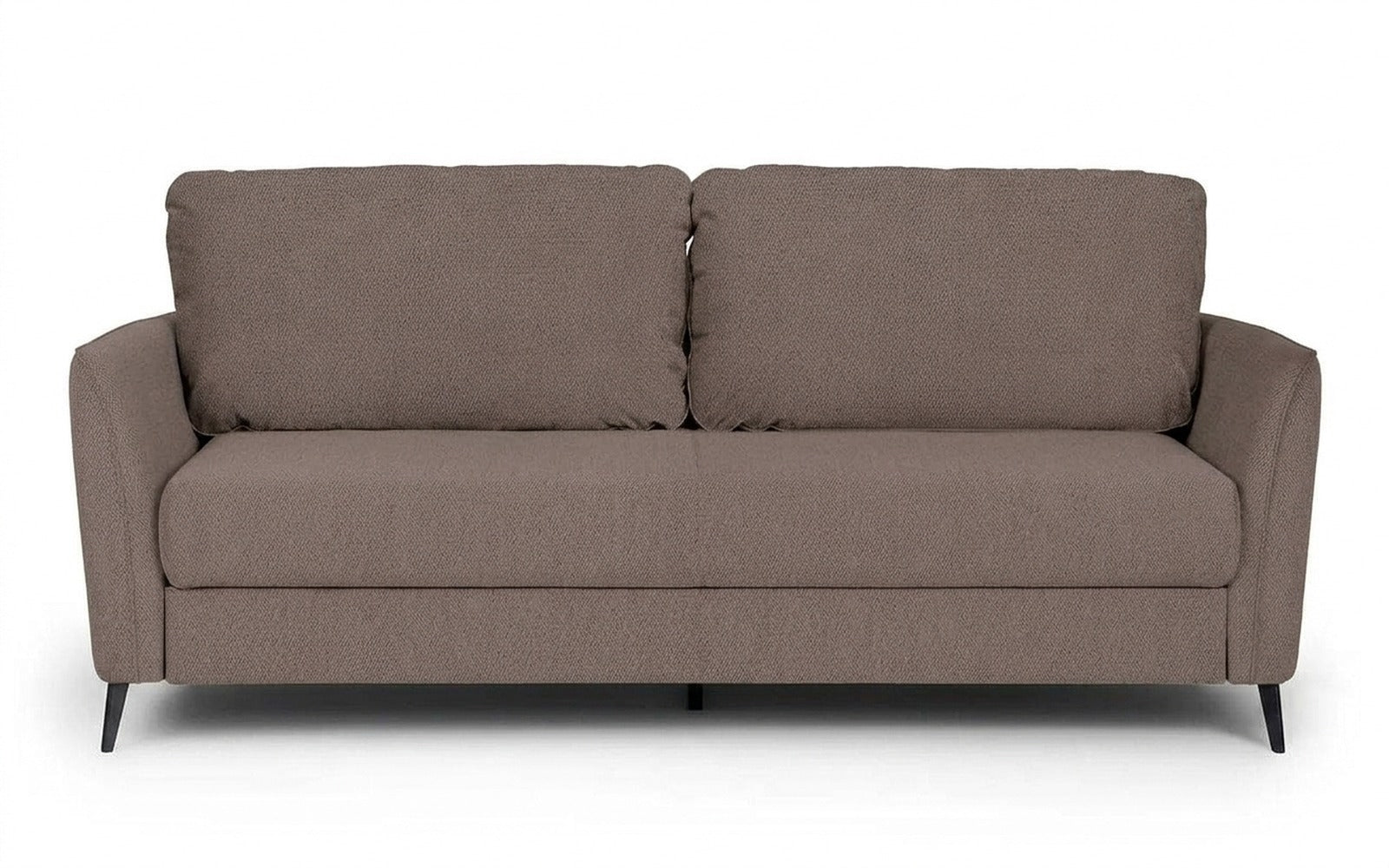 Laguna sofa bed in Royal I Shiitake fabric, product photo on white background