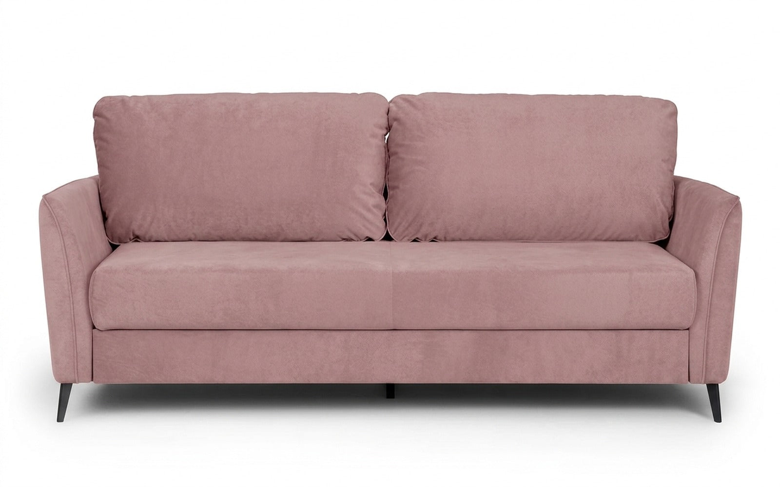 Laguna sofa bed in Sky Velvet 01 fabric, product photo on white background