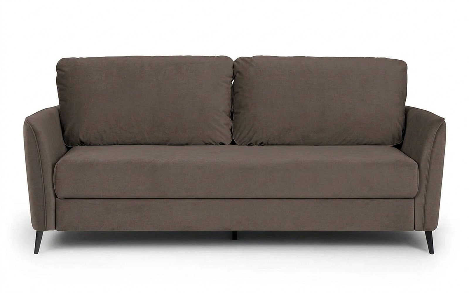 Laguna sofa bed in Sky Velvet 02 fabric, product photo on white background