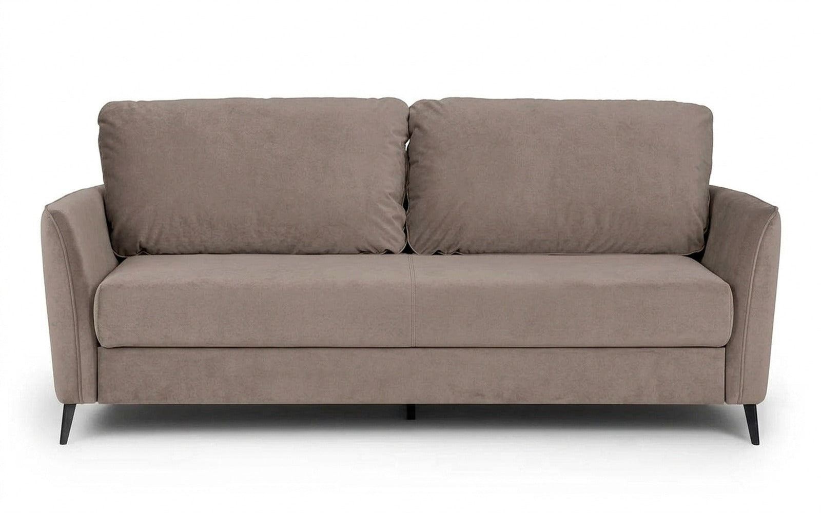 Laguna sofa bed in Sky Velvet 17 fabric, product photo on white background