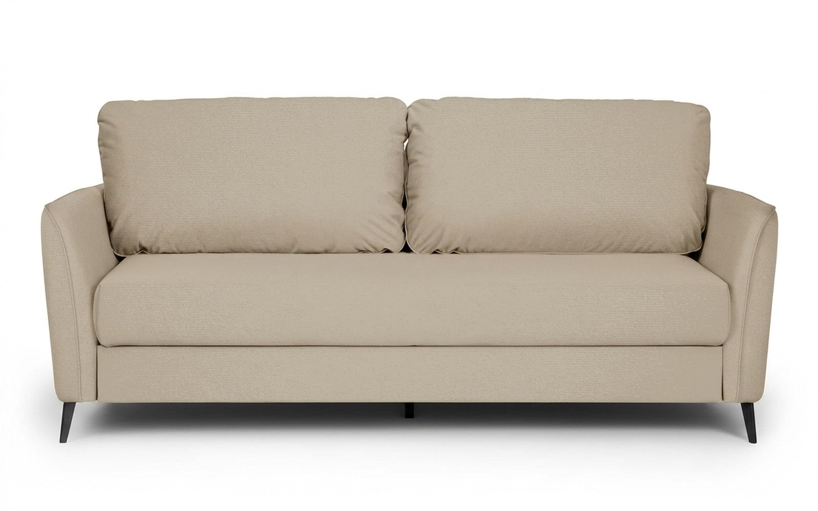 Laguna sofa bed in Sky Velvet 21 fabric, product photo on white background
