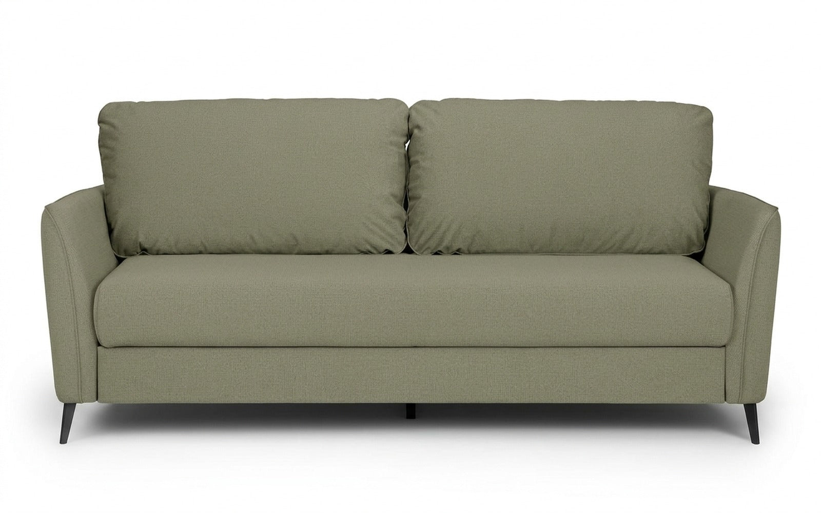 Laguna sofa bed in Sky Velvet 251 fabric, product photo on white background