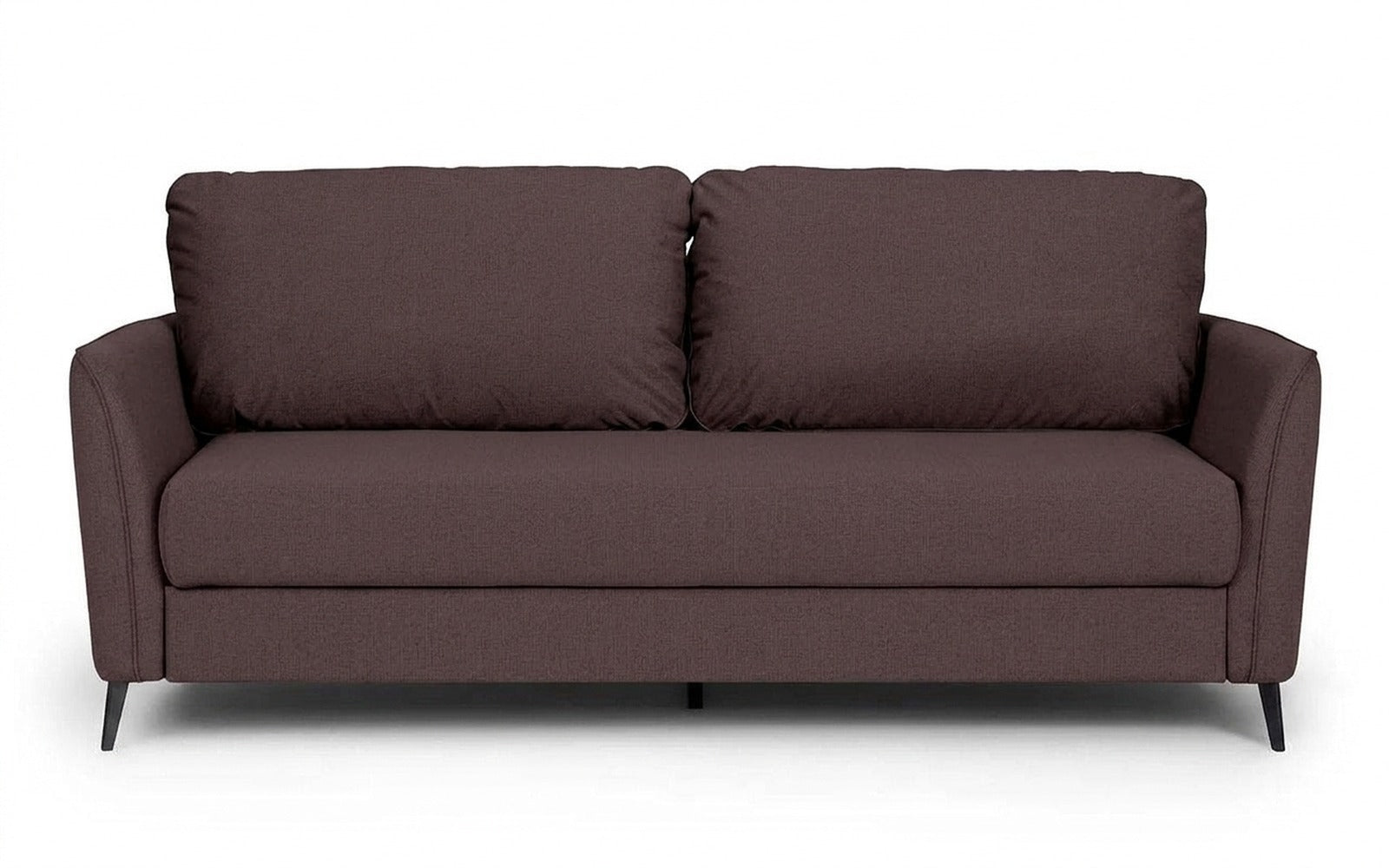 Laguna sofa bed in Sky Velvet 253 fabric, product photo on white background