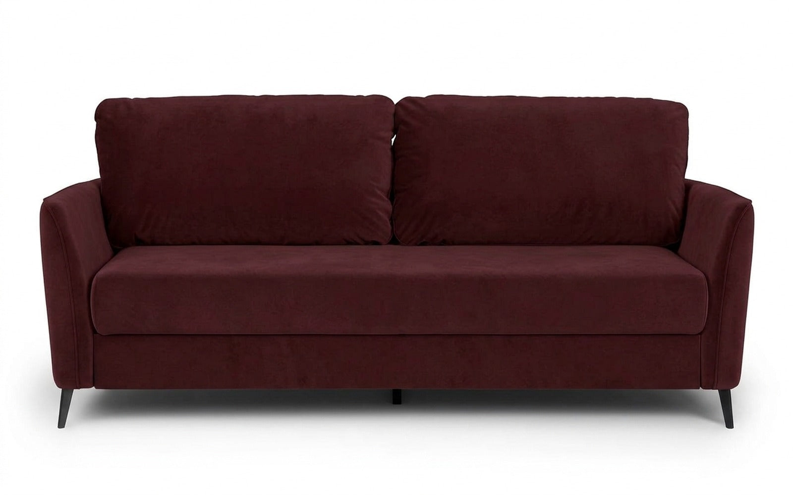 Laguna sofa bed in Sky Velvet 32 fabric, product photo on white background