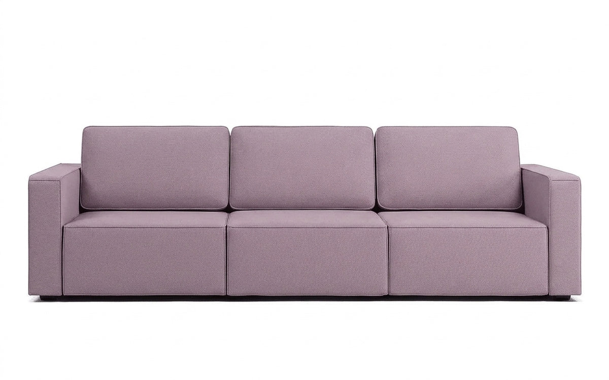 Ralf sofa bed in Royal I Lavanda fabric, product photo on white background
