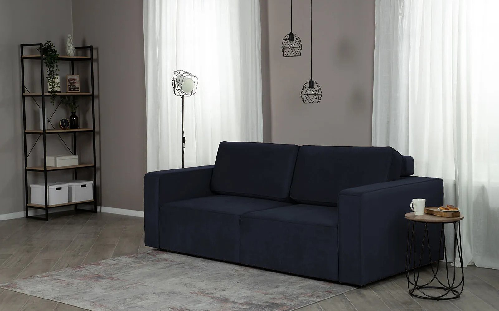 Ralf sofa bed in a living room interior, view 4