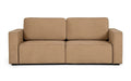 Ralf sofa bed in Casanova Beige fabric, product photo on white background