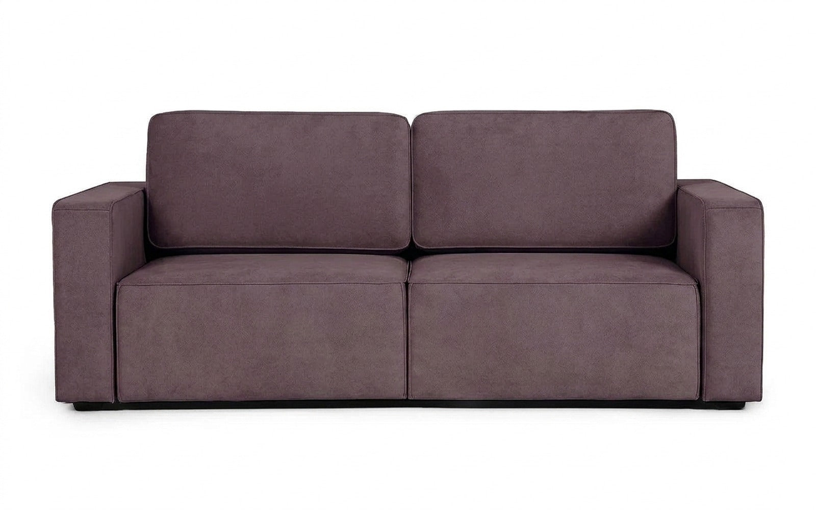 Ralf sofa bed in Casanova Lilac fabric, product photo on white background