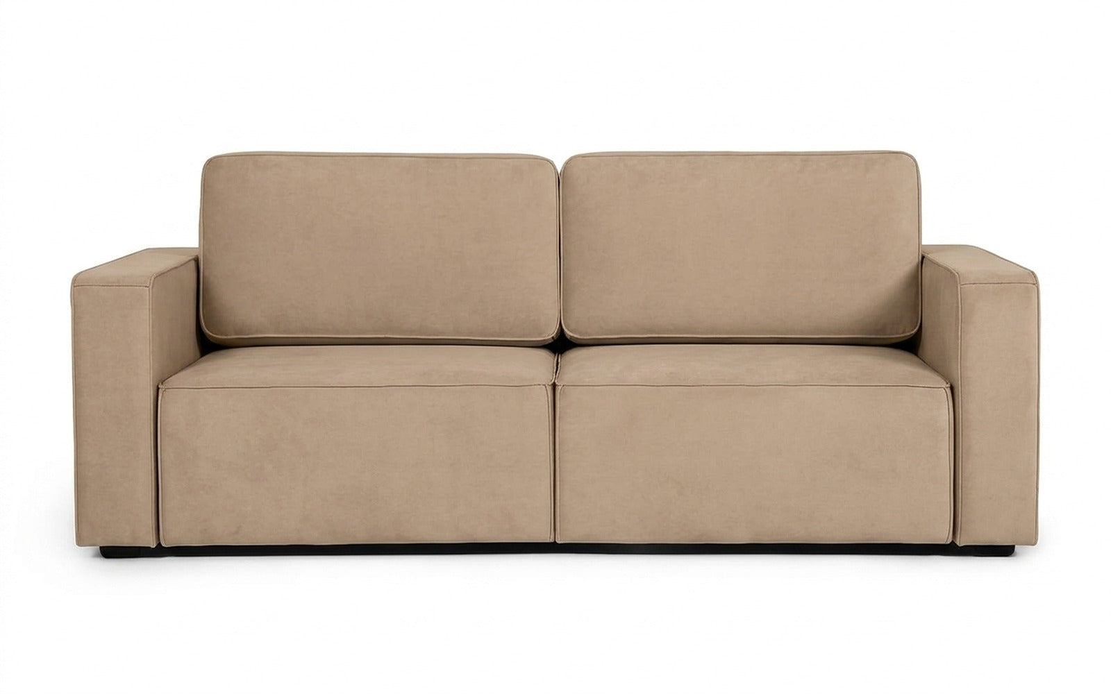 Ralf sofa bed in Casanova Milk fabric, product photo on white background