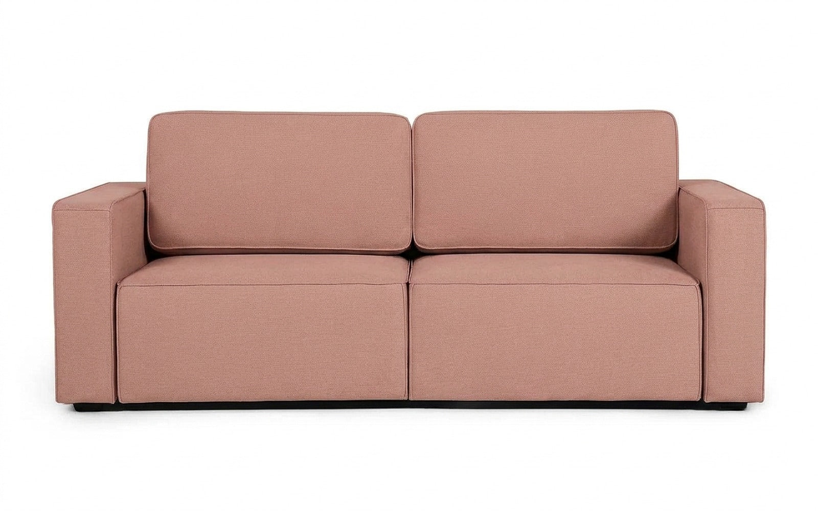 Ralf sofa bed in Casanova Pudra fabric, product photo on white background