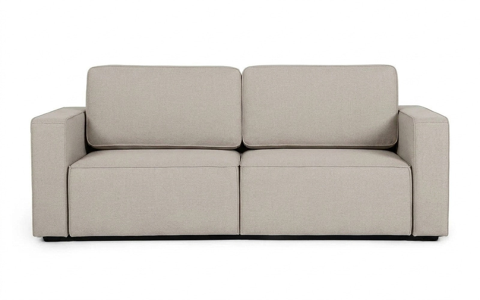 Ralf sofa bed in Forte 01 fabric, product photo on white background