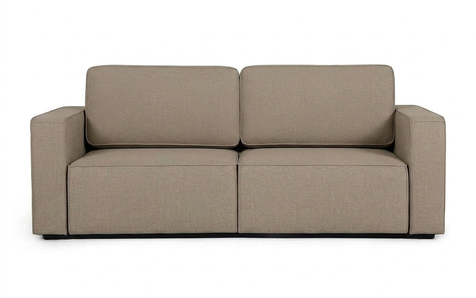 Ralf sofa bed in Forte 17 fabric, product photo on white background