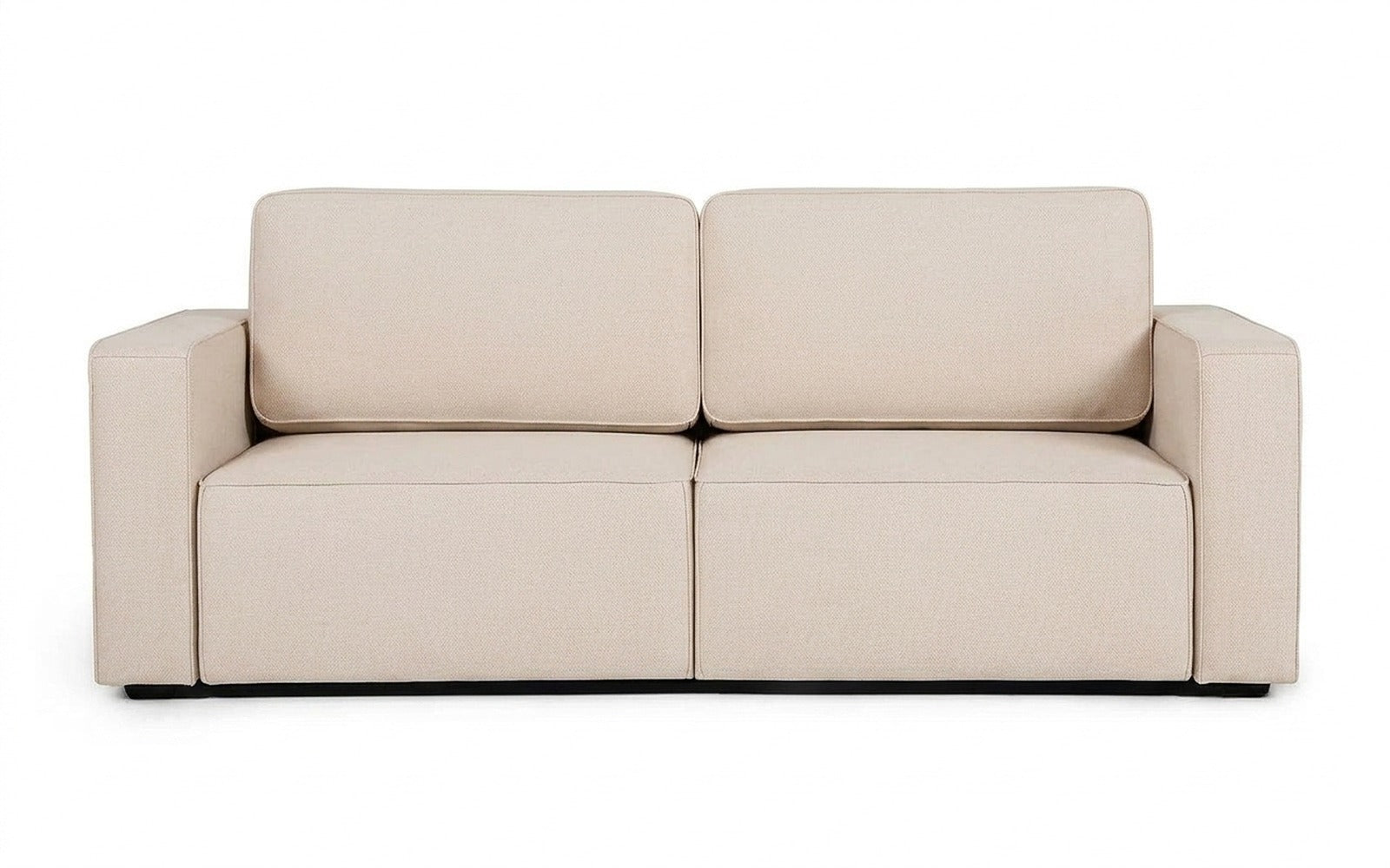 Ralf sofa bed in Royal I Plombir fabric, product photo on white background