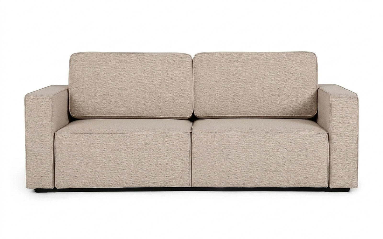 Ralf sofa bed in Royal I Sandy fabric, product photo on white background