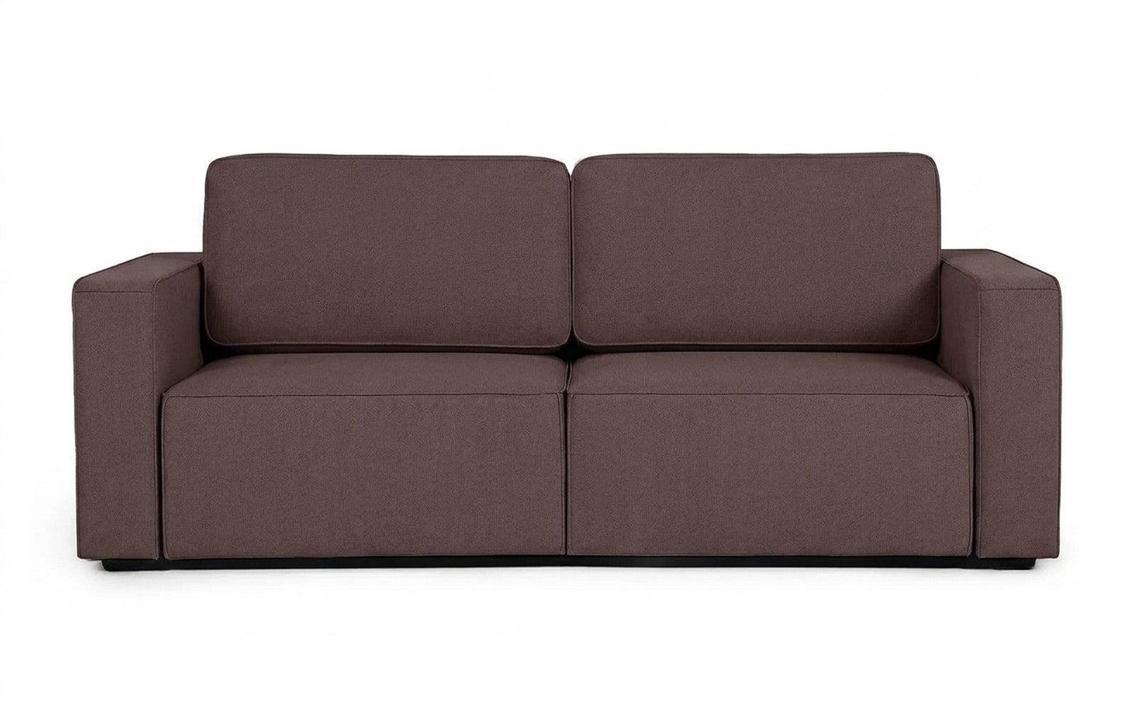 Ralf sofa bed in Sky Velvet 253 fabric, product photo on white background