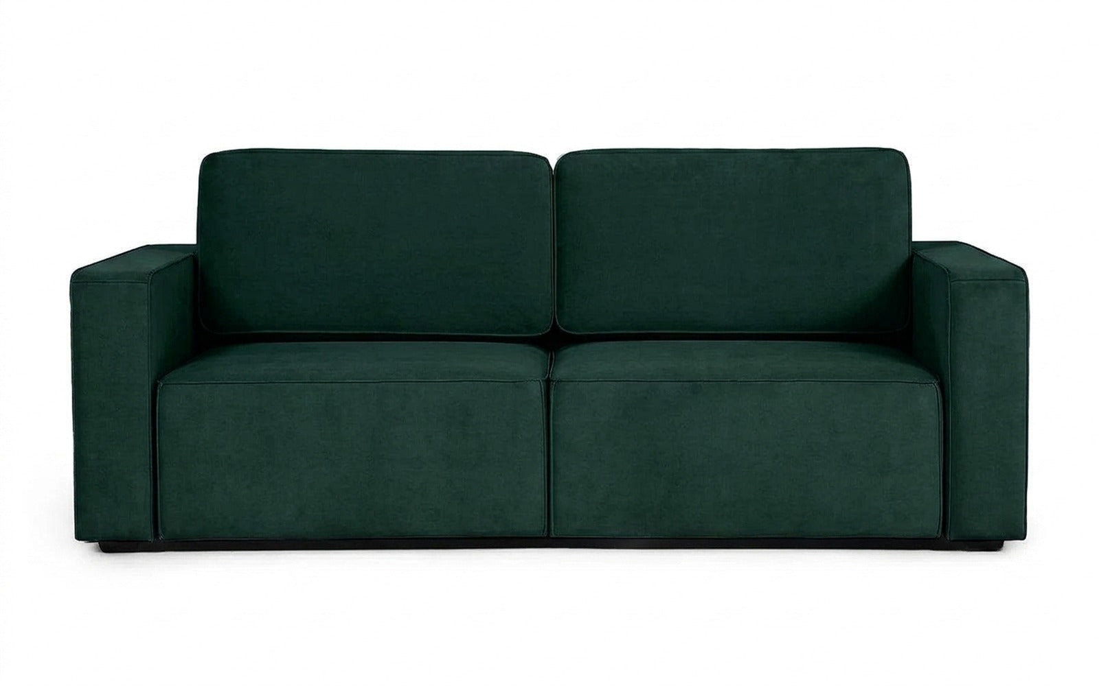 Ralf sofa bed in Sky Velvet 42 fabric, product photo on white background